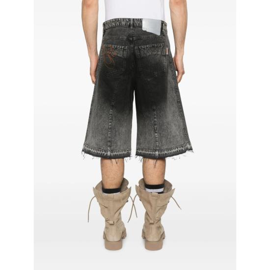 25SS 피디에프 데님 숏팬츠 DFM03013 TF118 G0017 BLACK - PDF