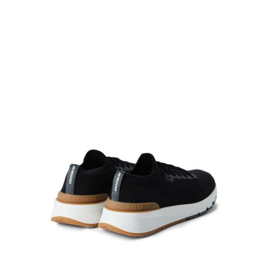 25SS 브루넬로 쿠치넬리 스니커즈 MZUPMBO252 CIK10 BLACK - BRUNELLO CUCINELLI