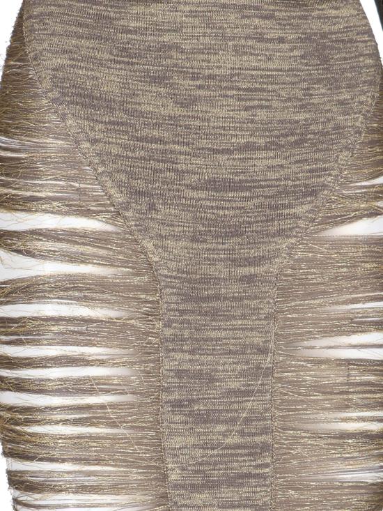 25SS 릭 오웬스 롱 원피스 RO01E7614 KGRIDG 02 Golden - RICK OWENS