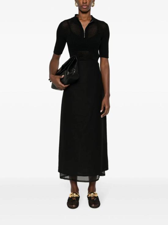  파비아나 필리피 롱 스커트 GND274F694 H460 825 BLACK - FABIANA FILIPPI