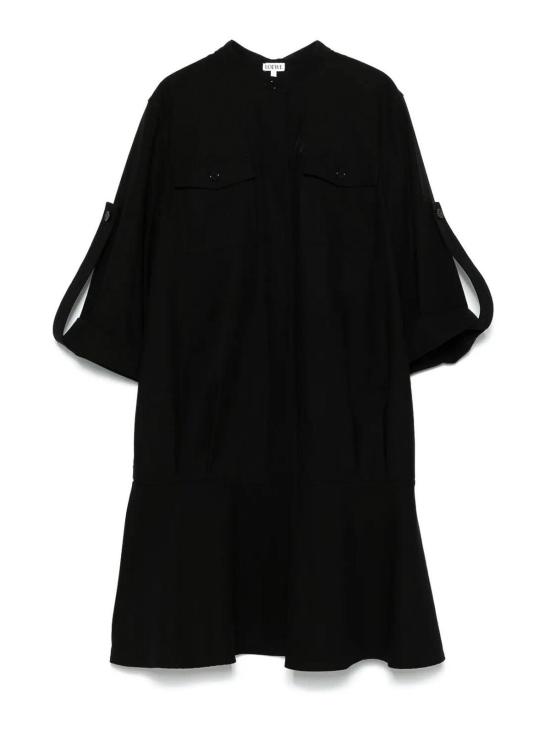  로에베 스커트 S359Y09XG41100 Black