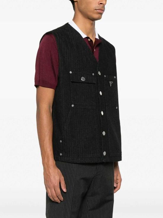  프라다 베스트 GEB28116HDSOOOF0557 Black - PRADA