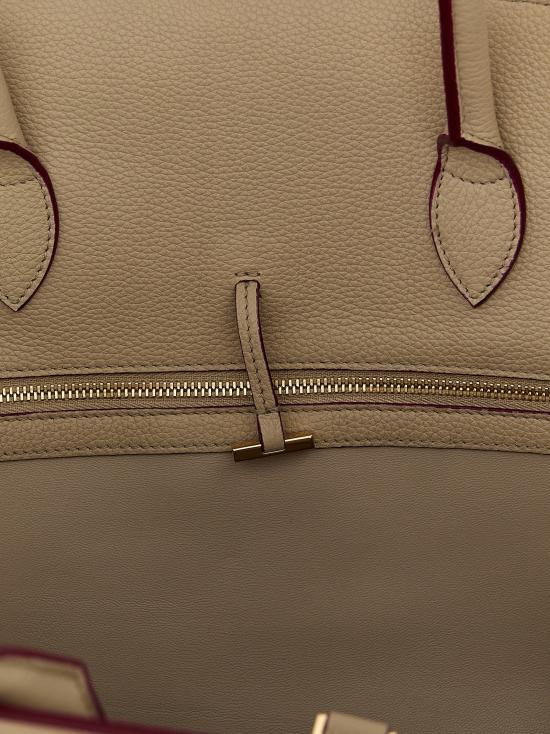 25SS 살바토레 페라가모 토트백 0779050CASTAGNETOSTONE Beige - SALVATORE FERRAGAMO