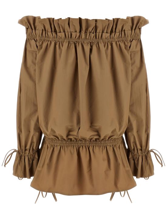 25SS 생로랑 숏 원피스 820966Y3K752560 Beige - SAINT LAURENT