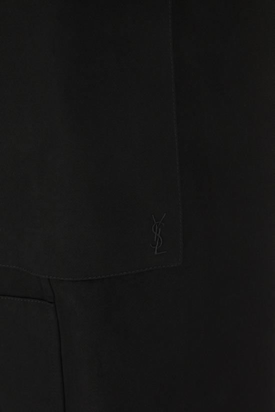  생로랑 스트레이트 팬츠 789857Y9I28 1000 NOIR - SAINT LAURENT