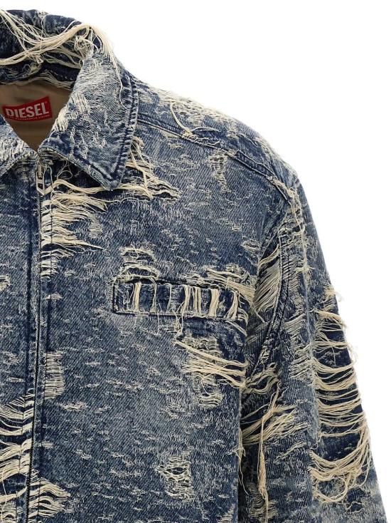 25SS 디젤 자켓 A1910409M0401 BLUE - DIESEL