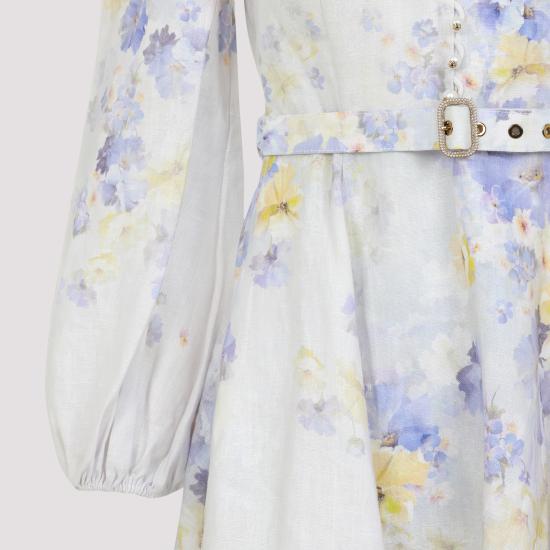 25SS 짐머만 숏 원피스 9142DR251 LIF LILAC FLORAL - ZIMMERMANN