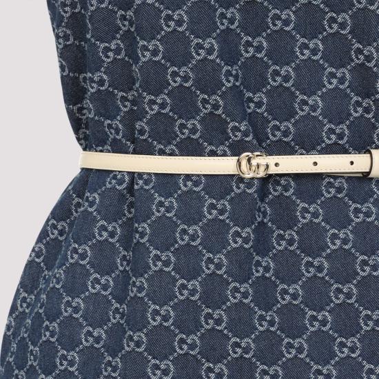 25SS 구찌 미디 원피스 818219 XDC9H 4528 BLUE - GUCCI