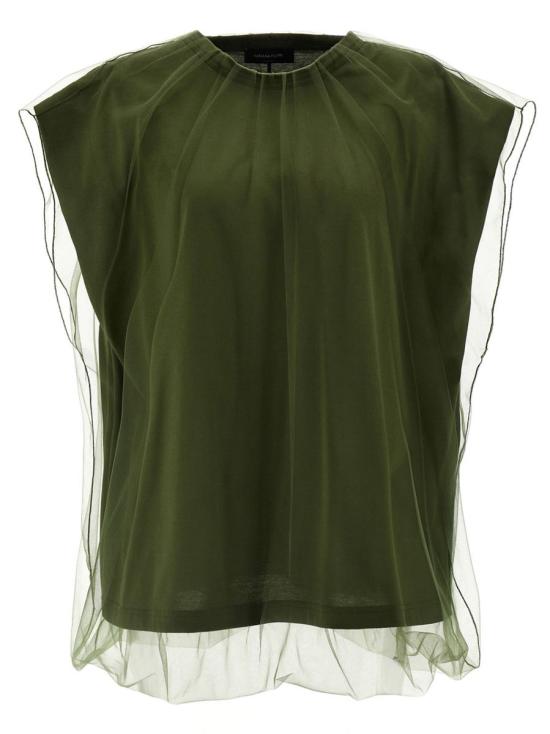 25SS 파비아나 필리피 민소매 티셔츠 JED275F618L3686162 GREEN