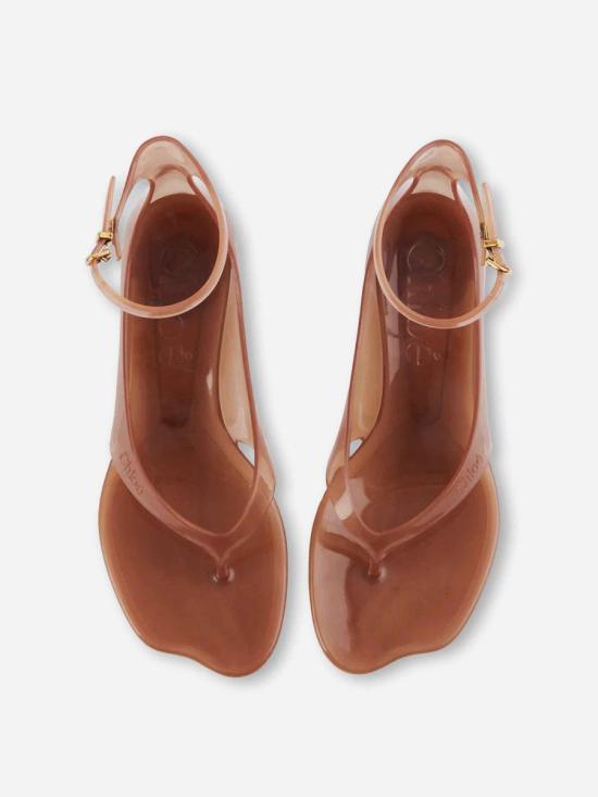 25SS 끌로에 샌들 CHC25U09VRQChlo JELLY 260Sunny Brown BROWN - CHLOE