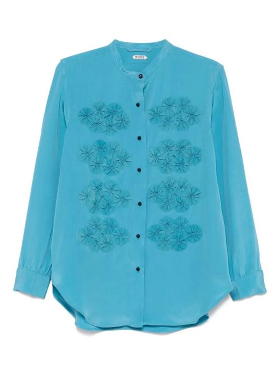 25SS 보디 블라우스 WRS25SH036 BLUE