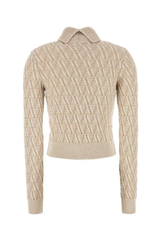 25SS 펜디 터틀넥 FZXC90ATPL F1R0Q BEIGE O TAN - FENDI