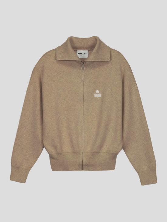 25SS 이자벨마랑에뚜왈 후드 티셔츠 CA0004FB A3L75E50CM Brown