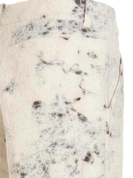  비텔리 스트레이트 팬츠 DMBD006WHSKWHITEMOHAIRONFLORALSILK White - VITELLI