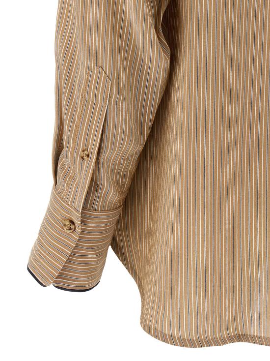 25SS 빅토리아 베컴 블라우스 1125WSH006013ATOBACCOMIDNIGHT Brown - VICTORIA BECKHAM