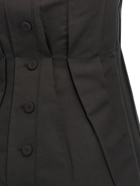 25SS 마르니 롱 원피스 ABMA1403R0UTC33800N99 Black - MARNI