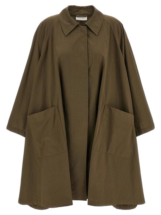 25SS 더로우 트렌치 코트 7982W2517KHK Green