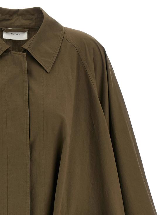 25SS 더로우 트렌치 코트 7982W2517KHK Green - THE ROW