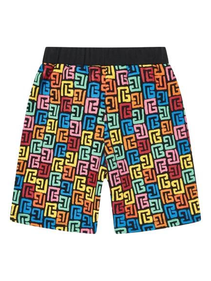 25SS [키즈] 발망 쇼츠/버뮤다 BW6R39 Z2854 930MC Black - BALMAIN