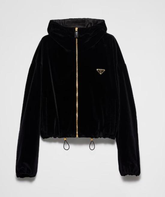 25SS 프라다 자켓 P531OM65F0002 BLACK DOM