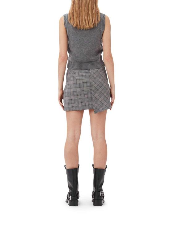  가니 베스트 K2308523 Grey - GANNI