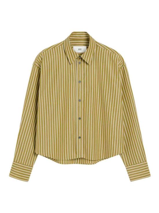  아미 긴팔 셔츠 USH121CO01083744 Green