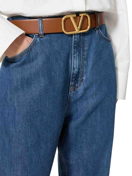  발렌티노 가라바니 벨트 6W2T0S11ZFR11J Brown - VALENTINO GARAVANI