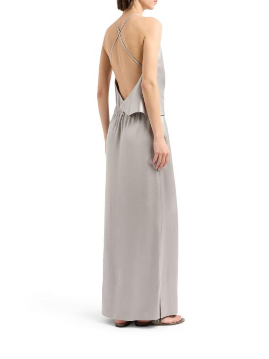  조르지오 아르마니 롱 원피스 GW000679TE10101U8045 Grey - GIORGIO ARMANI