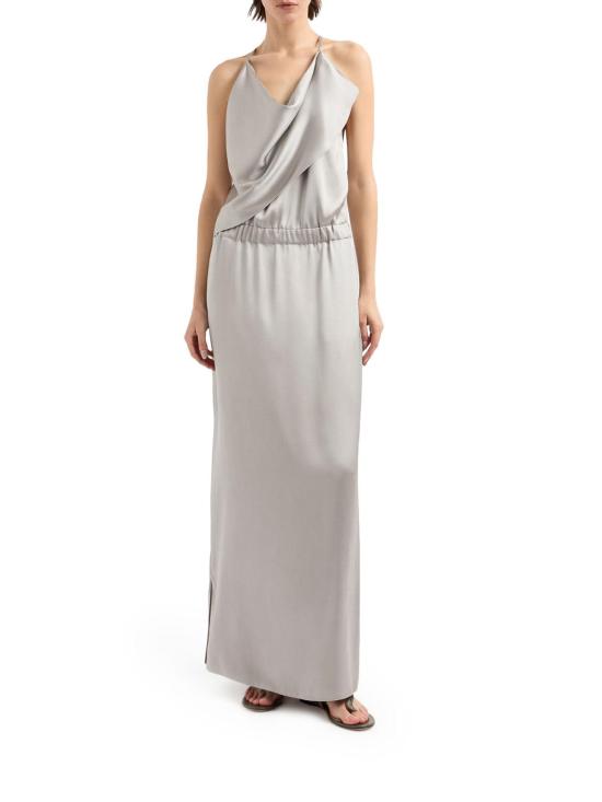  조르지오 아르마니 롱 원피스 GW000679TE10101U8045 Grey - GIORGIO ARMANI