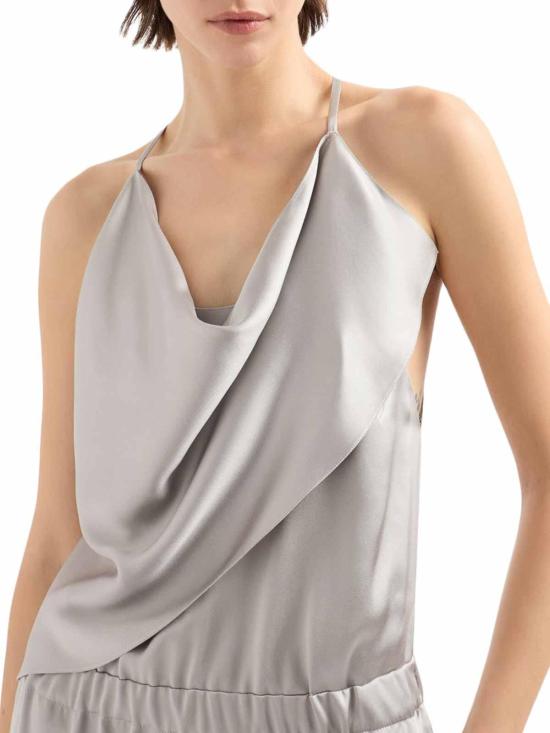  조르지오 아르마니 롱 원피스 GW000679TE10101U8045 Grey - GIORGIO ARMANI