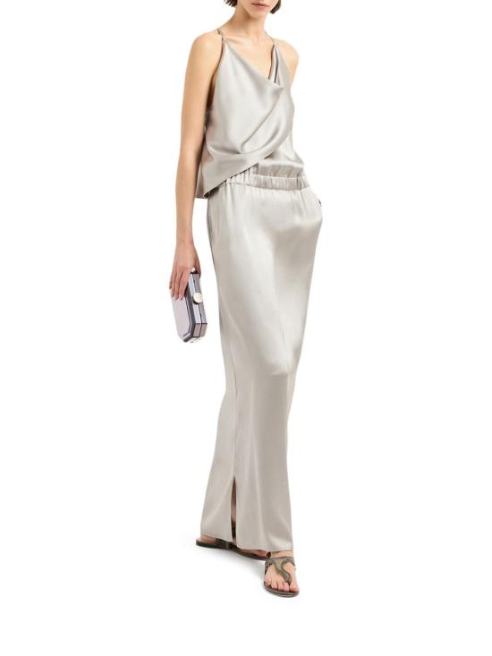  조르지오 아르마니 롱 원피스 GW000679TE10101U8045 Grey - GIORGIO ARMANI