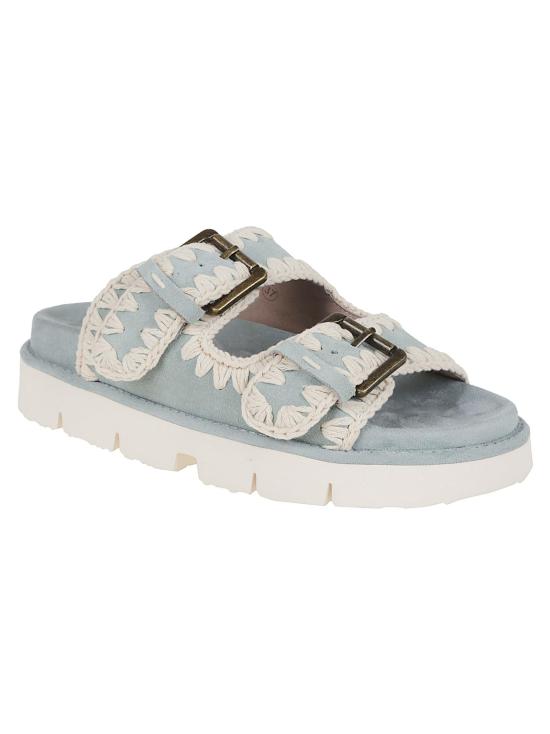 25SS 모우 뮬/슬리퍼 MU SW461005A TEA TEA BLUE - MOU