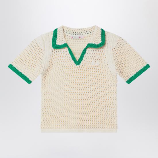 25SS [키즈] 봉쁘앙 반팔 티셔츠 S05GJUK00015 BCO Beige