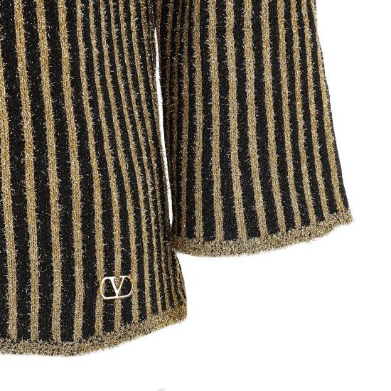  발렌티노 가라바니 니트웨어 VALENTINO 메탈라이즈드 스트라이프 스웨터 여성 멀티컬러 - VALENTINO GARAVANI