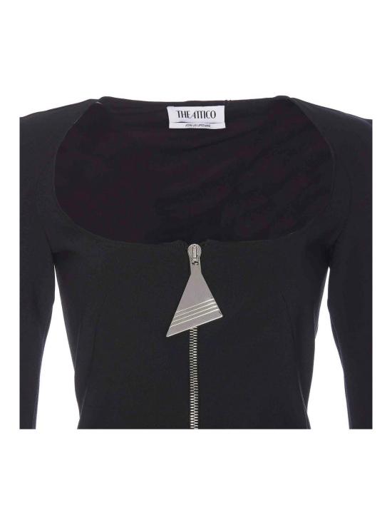 25FW 디 아티코 미디 원피스 248WCA312E100100 Black - THE ATTICO