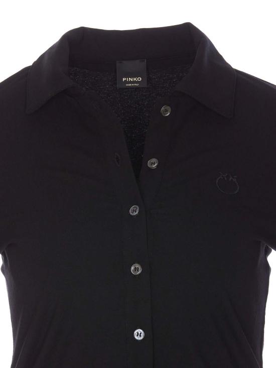 25FW 핑코 폴로 티셔츠 104166A1DEZ99 Black - PINKO