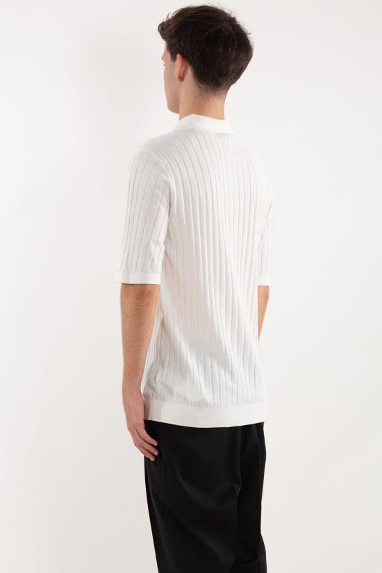 25SS 일레븐티 폴로 티셔츠 K76POLK14 MAT0A001 01 White - ELEVENTY