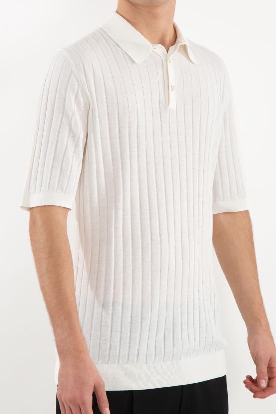 25SS 일레븐티 폴로 티셔츠 K76POLK14 MAT0A001 01 White - ELEVENTY