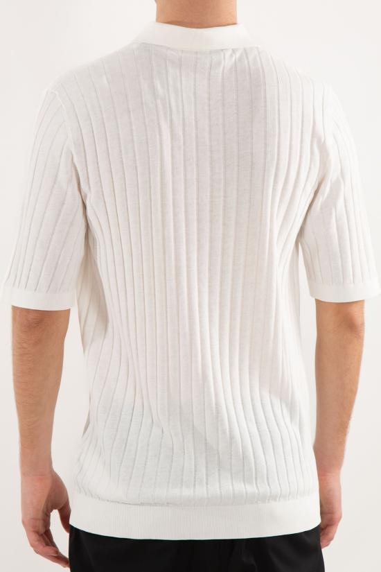 25SS 일레븐티 폴로 티셔츠 K76POLK14 MAT0A001 01 White - ELEVENTY