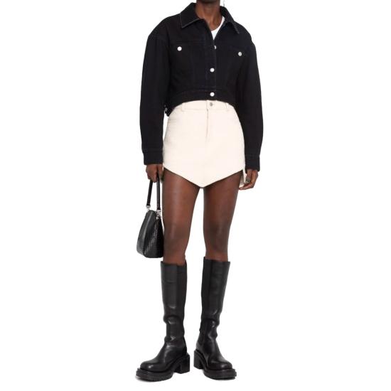  알렉산더 맥퀸 데님 자켓 718516QMAB5 1000 Black - ALEXANDER MCQUEEN