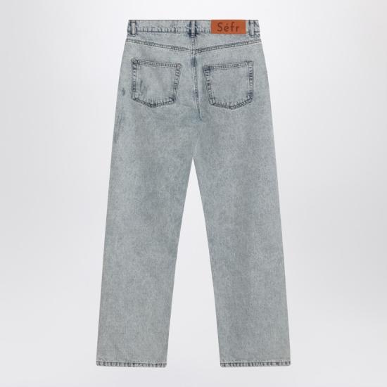  세퍼 스트레이트 팬츠 MFW24CLASSICCUTDE Light blue - SEFR