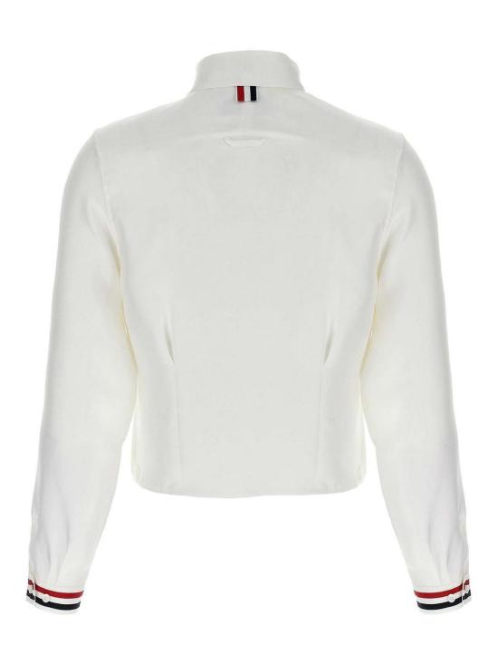  톰브라운 블라우스 FLL192GF0780100 White - THOM BROWNE