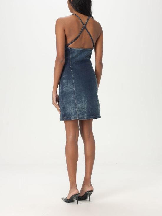 25SS 디젤 롱 원피스 A173510ABCZ 01 Blue - DIESEL