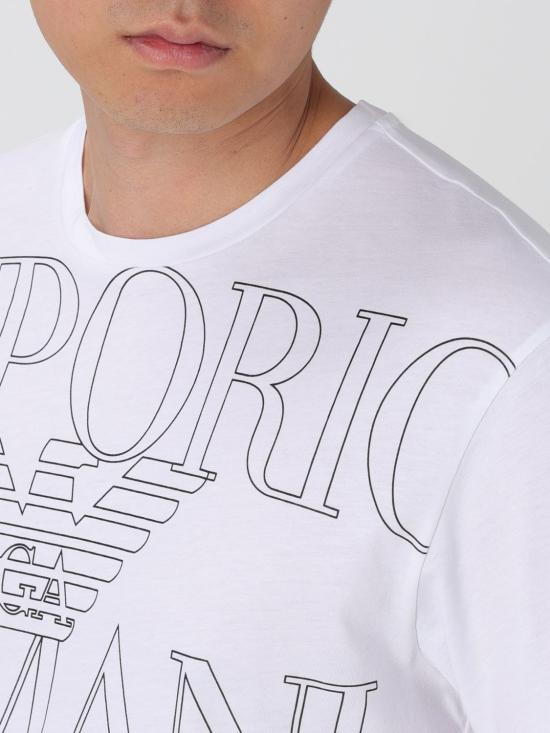 25SS 엠포리오 아르마니 반팔 티셔츠 EM000574AF12326 U0002 White - EMPORIO ARMANI
