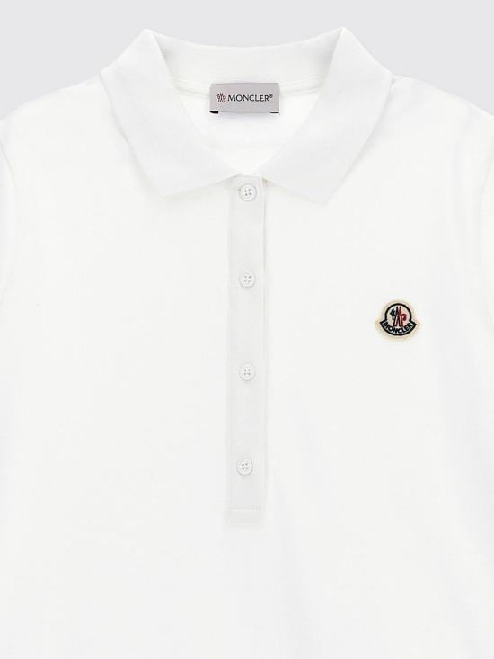 25FW [키즈] 몽클레어 원피스 8I0001489AL2 034 White - MONCLER