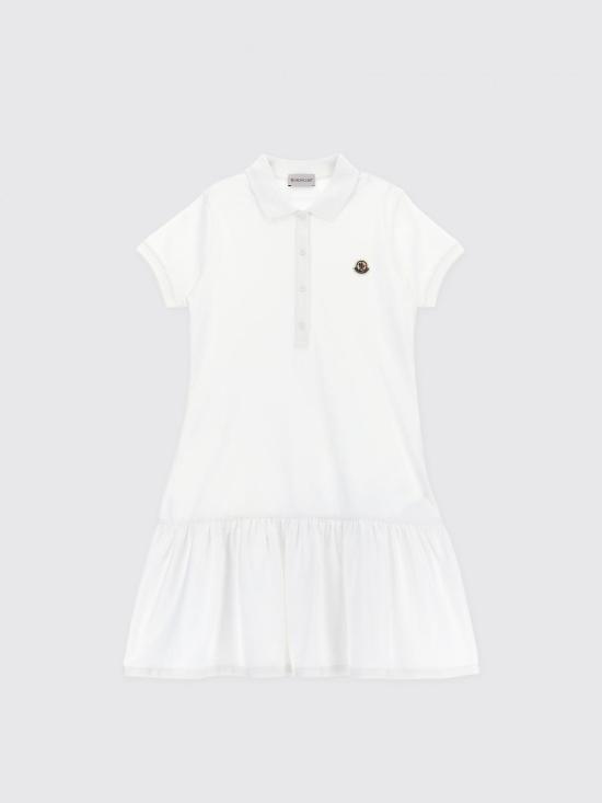 25FW [키즈] 몽클레어 원피스 8I0001489AL2 034 White