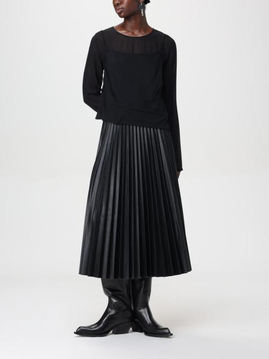 24FW MM6 메종마르지엘라 긴팔 티셔츠 S52NH0020MTN017 900 Black - MM6 MAISON MARGIELA