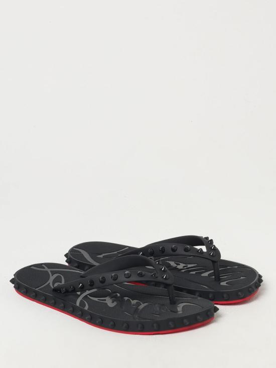 25SS 크리스챤 루부탱 뮬/슬리퍼 1230961 BK01 Black - CHRISTIAN LOUBOUTIN