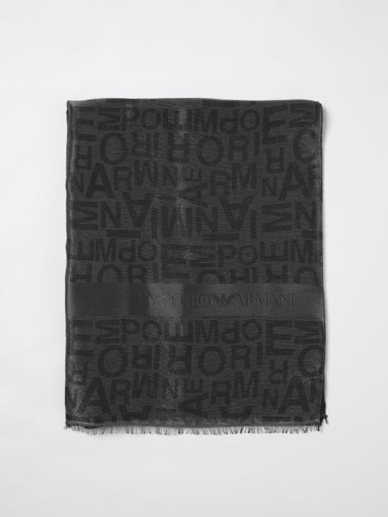 25SS 엠포리오 아르마니 머플러/스카프 EW001863AF15672 UC001 Black