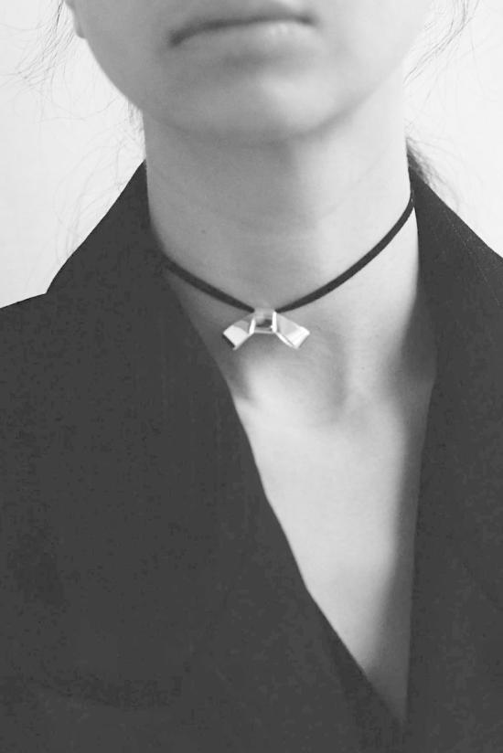  아니카 이네즈 목걸이/팬던트 Annika Inez 스털링 실버 쁘띠 크라바트 네크리스 스털링 실버